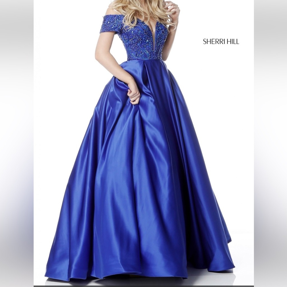 Sherri Hill Blue Dress
